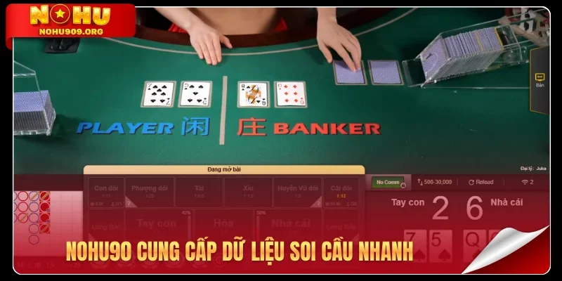 Nohu90 cung cấp dữ liệu soi cầu nhanh