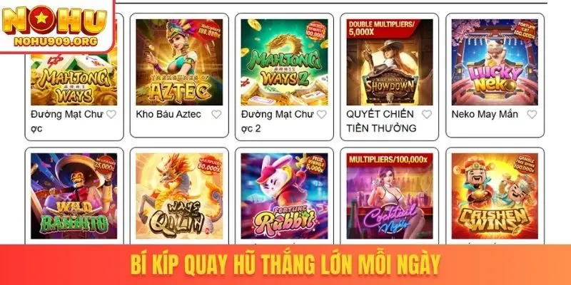 Bí kíp quay hũ thắng lớn mỗi ngày